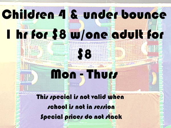 4 and under pricing